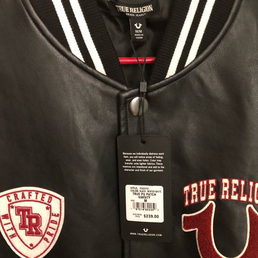 True Religion Patch Varsity Jacket - image 3